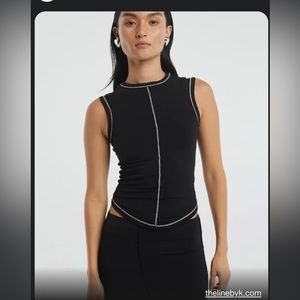 Line by K jersey black tank